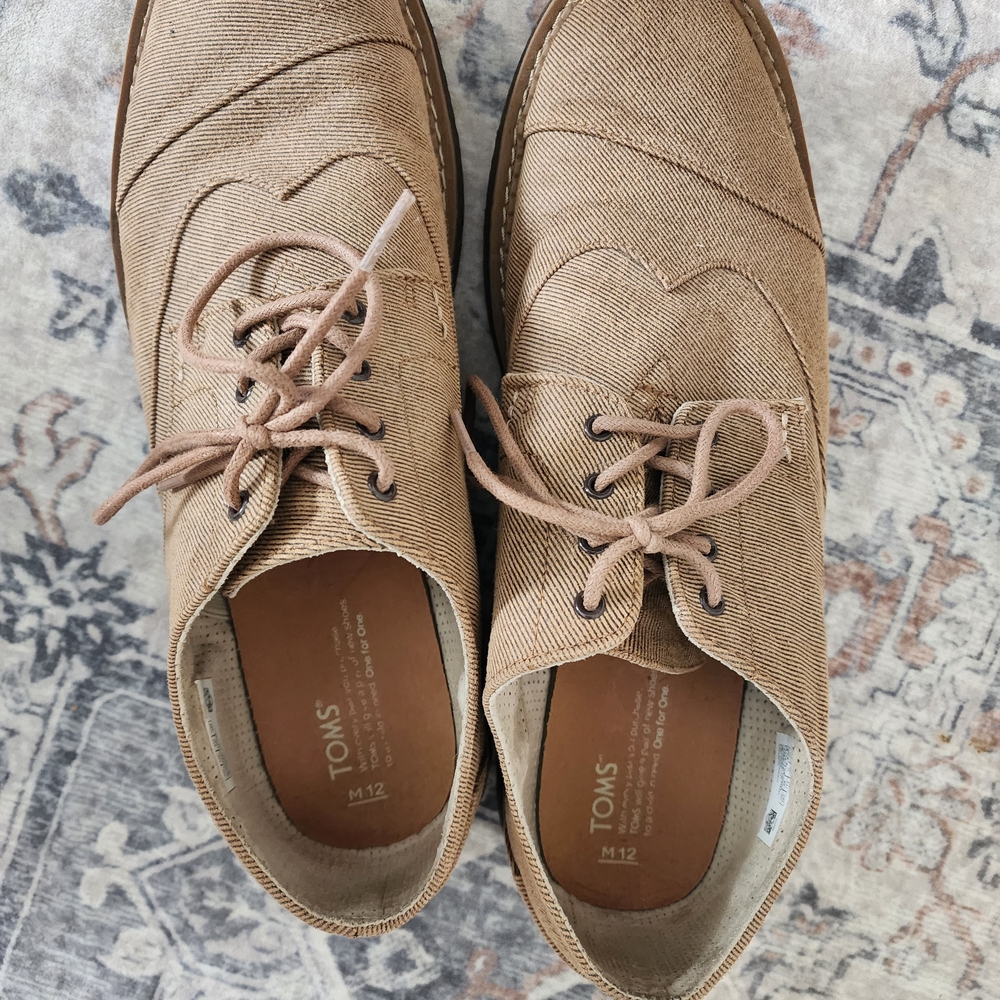 TOMS Men's Tan Casual Shoes Sz 12